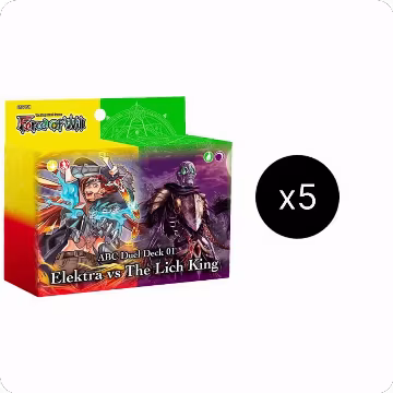 ABC Duel Deck 01: Elektra vs The Lich King Display, ABC Duel Decks — Force of Will sealed product price