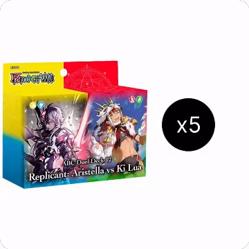 ABC Duel Deck 02: Replicant: Aristella vs Ki Lua Display, ABC Duel Decks — Force of Will sealed product price