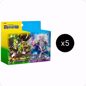 ABC Duel Deck 03: Gnome vs Reinhardt Display, ABC Duel Decks — Force of Will sealed product price