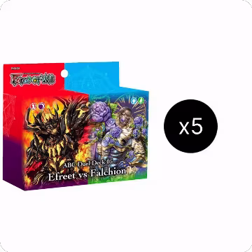ABC Duel Deck 05: Efreet vs Falchion Display, ABC Duel Decks — Force of Will sealed product price
