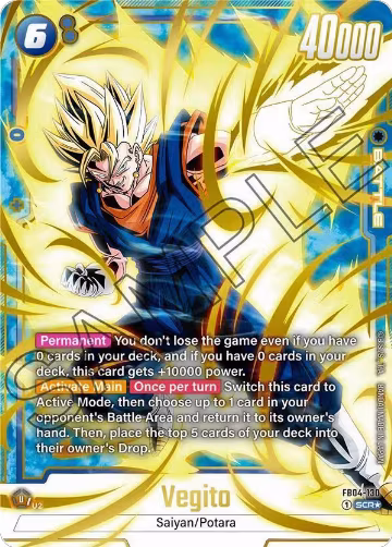 Vegito - FB04-130 (Alternate Art) (FB04-130), Ultra Limit — DB Fusion card price