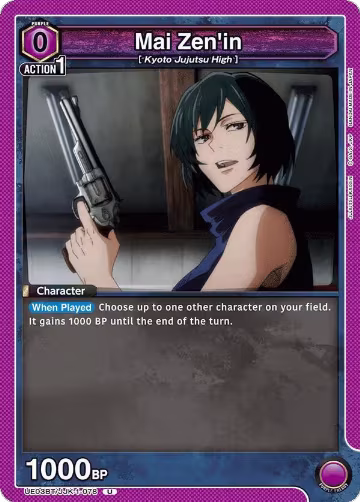 Mai Zen'in (UE03BT/JJK-1-078), Jujutsu Kaisen — Union Arena card price