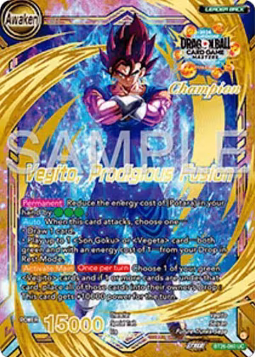 Son Goku & Vegeta // Vegito, Prodigious Fusion (Champion) (BT26-060), Tournament Promotion Cards — DB Super card price