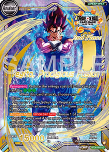Son Goku & Vegeta // Vegito, Prodigious Fusion (2nd Place) (BT26-060), Tournament Promotion Cards — DB Super card price