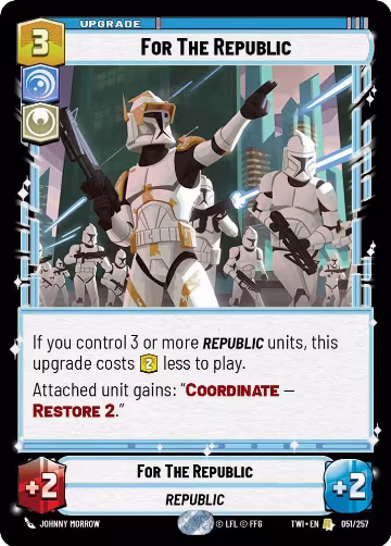 For The Republic (051/257), Twilight of the Republic — Star Wars card price