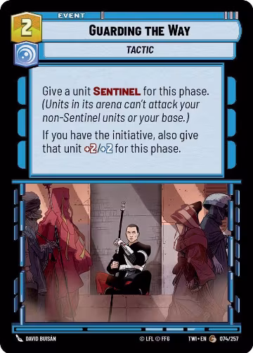 Guarding the Way (074/257), Twilight of the Republic — Star Wars card price