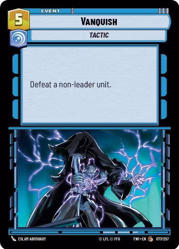 Vanquish (077/257), Twilight of the Republic — Star Wars card price