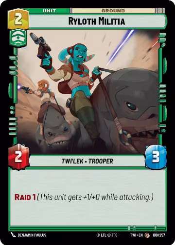 Ryloth Militia (108/257), Twilight of the Republic — Star Wars card price