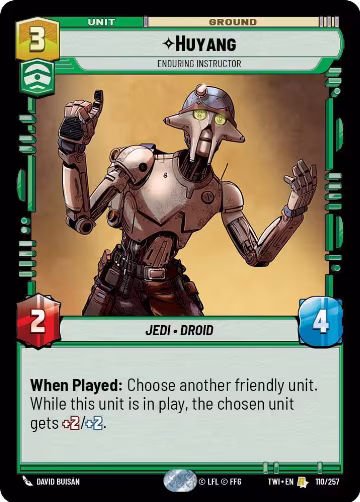 Huyang - Enduring Instructor (110/257), Twilight of the Republic — Star Wars card price