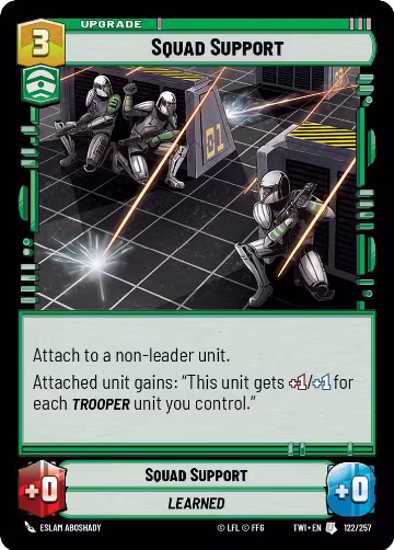 Squad Support (122/257), Twilight of the Republic — Star Wars card price