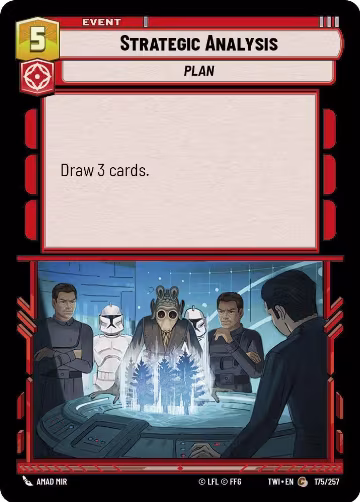 Strategic Analysis (175/257), Twilight of the Republic — Star Wars card price