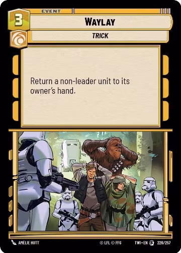 Waylay (226/257), Twilight of the Republic — Star Wars card price