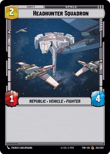 Headhunter Squadron (253/257), Twilight of the Republic — Star Wars card price