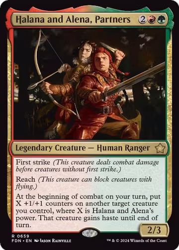 Halana and Alena, Partners (659), Foundations — Magic card price