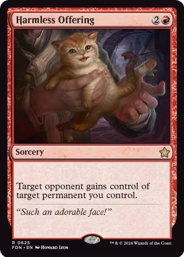 Harmless Offering (625), Foundations — Magic card price