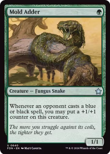 Mold Adder (640), Foundations — Magic card price