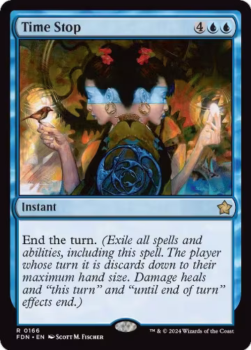 Time Stop (166), Foundations — Magic card price
