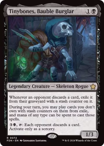 Tinybones, Bauble Burglar (72), Foundations — Magic card price