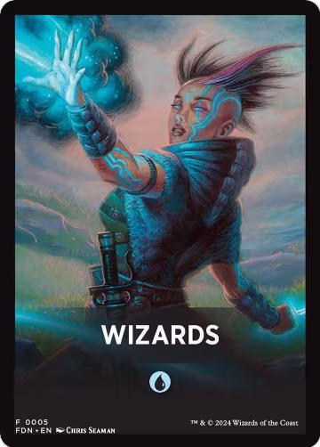 Wizards Theme Card (5), Foundations — Magic card price