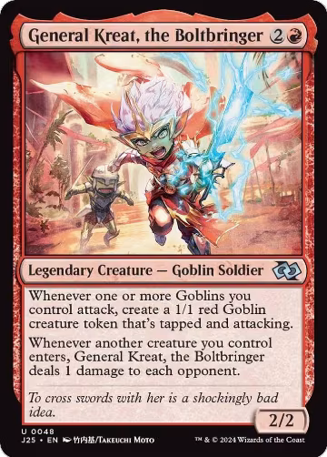 General Kreat, the Boltbringer (Anime) (48), Foundations Jumpstart — Magic card price