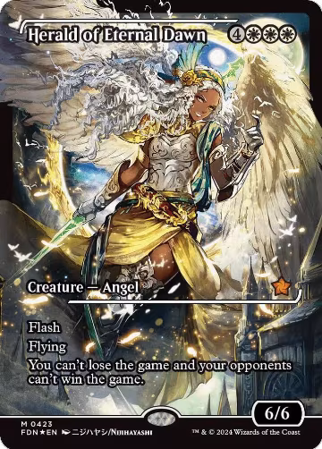 Herald of Eternal Dawn (Showcase) (423), Foundations — Magic card price