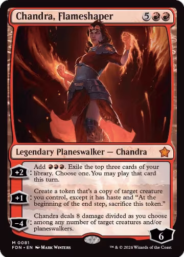 Chandra, Flameshaper (81), Foundations — Magic card price