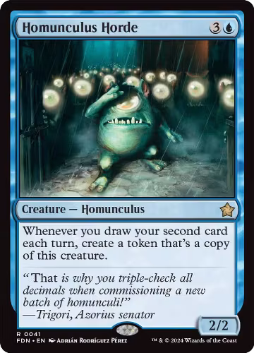 Homunculus Horde (41), Foundations — Magic card price
