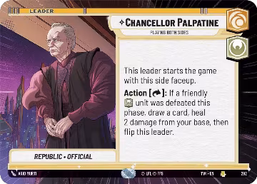 Chancellor Palpatine - Playing Both Sides (Hyperspace) (292), Twilight of the Republic — Star Wars card price