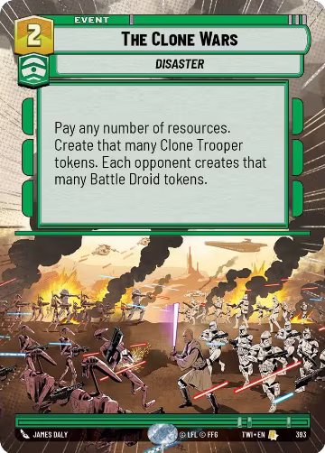 The Clone Wars (Hyperspace) (393), Twilight of the Republic — Star Wars card price