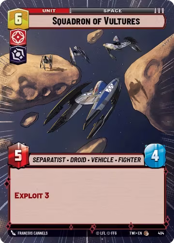 Squadron of Vultures (Hyperspace) (404), Twilight of the Republic — Star Wars card price