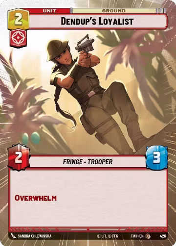 Dendup's Loyalist (Hyperspace) (426), Twilight of the Republic — Star Wars card price