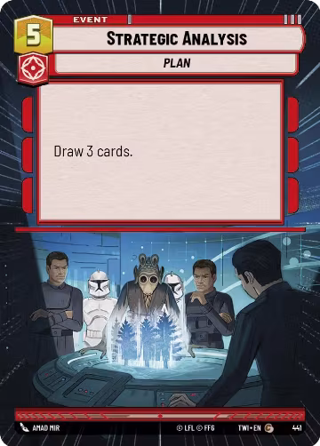 Strategic Analysis (Hyperspace) (441), Twilight of the Republic — Star Wars card price