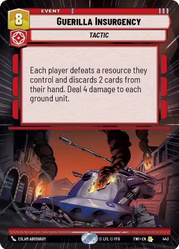 Guerilla Insurgency (Hyperspace) (443), Twilight of the Republic — Star Wars card price
