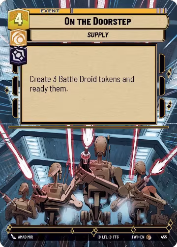 On the Doorstep (Hyperspace) (455), Twilight of the Republic — Star Wars card price
