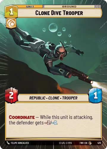 Clone Dive Trooper (Hyperspace) (470), Twilight of the Republic — Star Wars card price