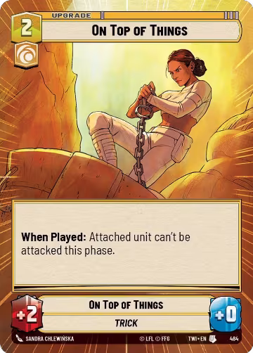 On Top of Things (Hyperspace) (484), Twilight of the Republic — Star Wars card price