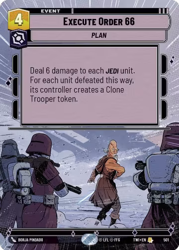 Execute Order 66 (Hyperspace) (501), Twilight of the Republic — Star Wars card price