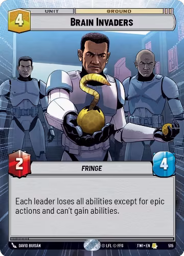 Brain Invaders (Hyperspace) (515), Twilight of the Republic — Star Wars card price