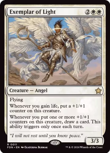 Exemplar of Light (0011) (11), Foundations — Magic card price