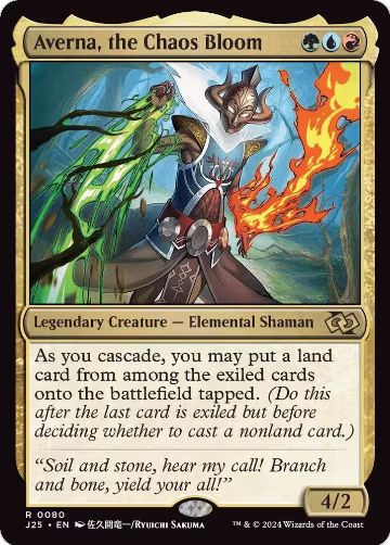 Averna, the Chaos Bloom (Anime) (80), Foundations Jumpstart — Magic card price