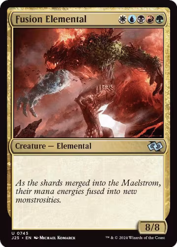 Fusion Elemental (745), Foundations Jumpstart — Magic card price