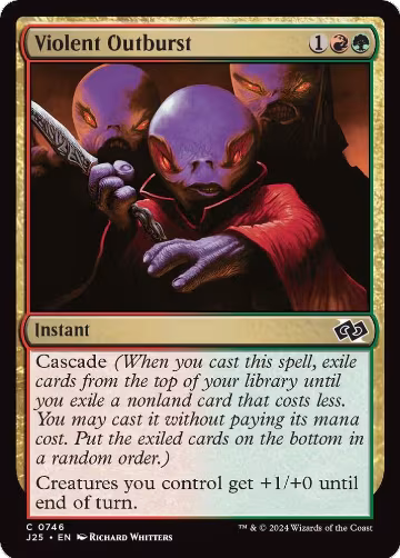 Violent Outburst (746), Foundations Jumpstart — Magic card price