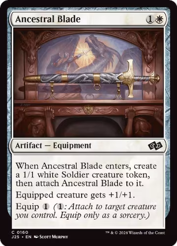 Ancestral Blade (160), Foundations Jumpstart — Magic card price