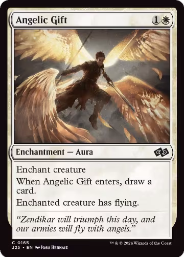 Angelic Gift (165), Foundations Jumpstart — Magic card price