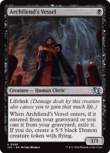 Archfiend's Vessel (398), Foundations Jumpstart — Magic card price