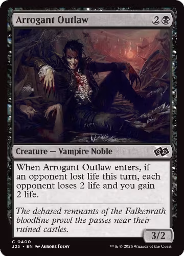 Arrogant Outlaw (400), Foundations Jumpstart — Magic card price