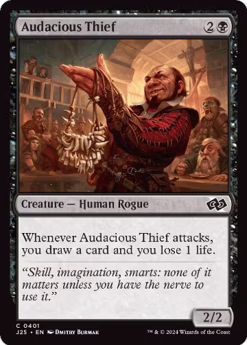 Audacious Thief (401), Foundations Jumpstart — Magic card price