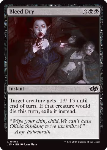 Bleed Dry (404), Foundations Jumpstart — Magic card price