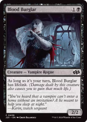 Blood Burglar (406), Foundations Jumpstart — Magic card price