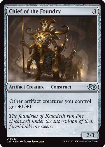 Chief of the Foundry (747), Foundations Jumpstart — Magic card price